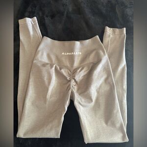 Alphalete leggings sand color